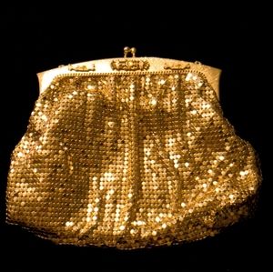 Vintage Whiting & Davis metallic mesh handbag